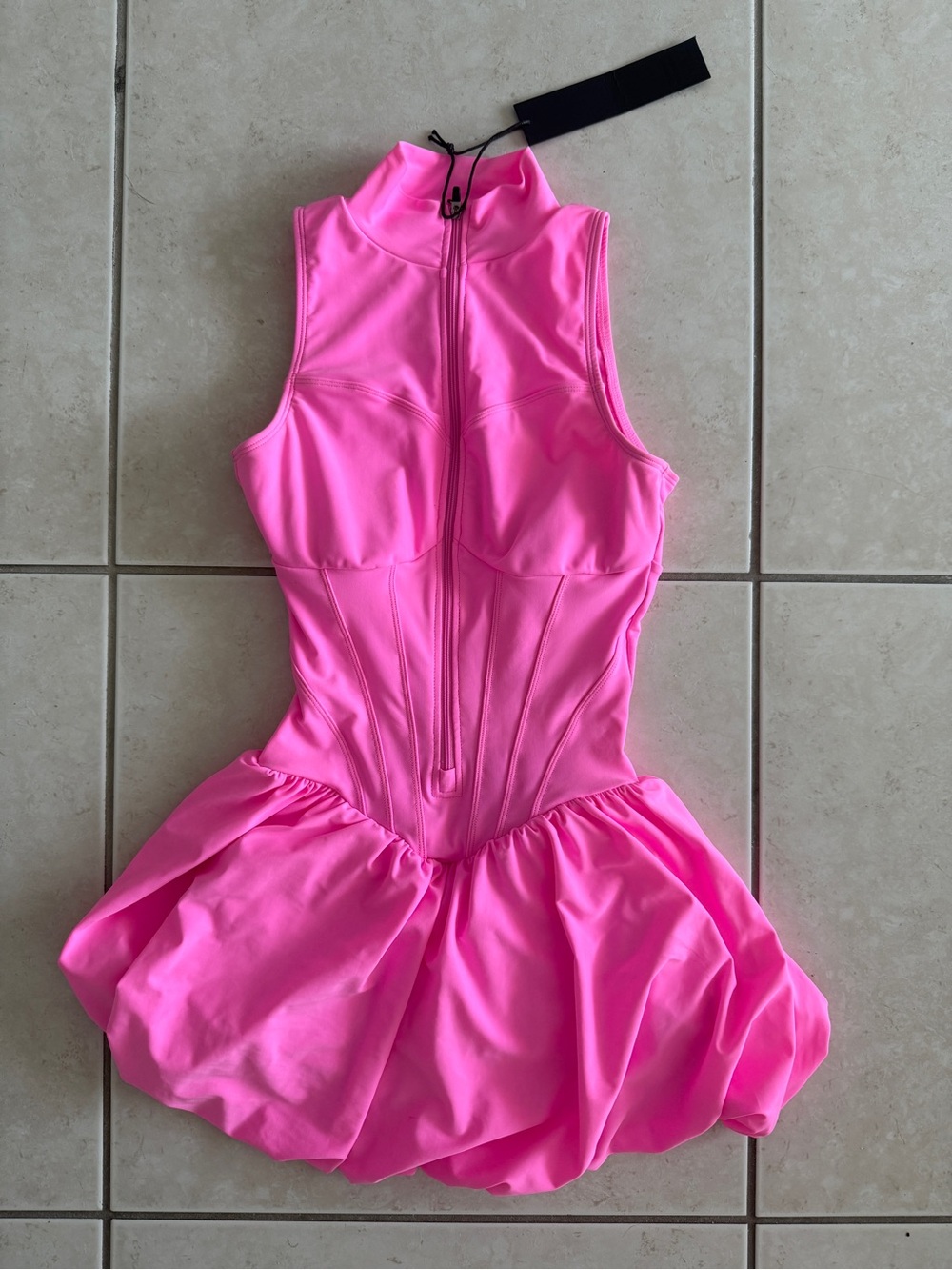 11NIL Rome Bubble Dress - Bubble Pink - Size XS - Picture 3 of 12